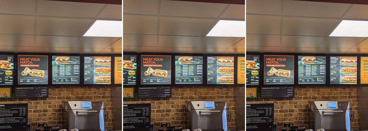 Subway Menu