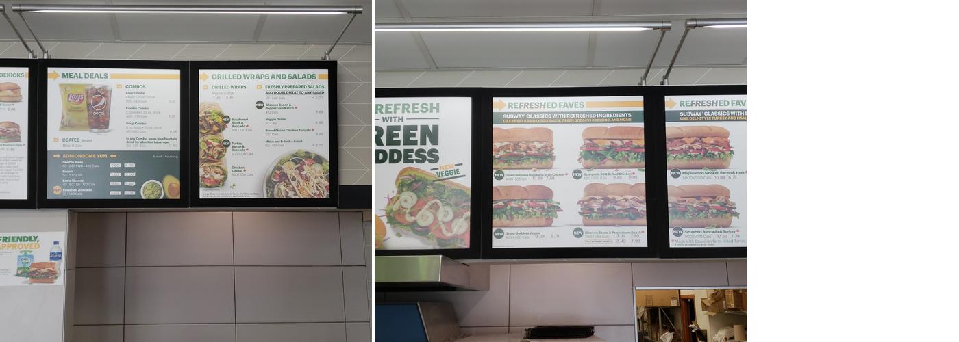 Subway Menu