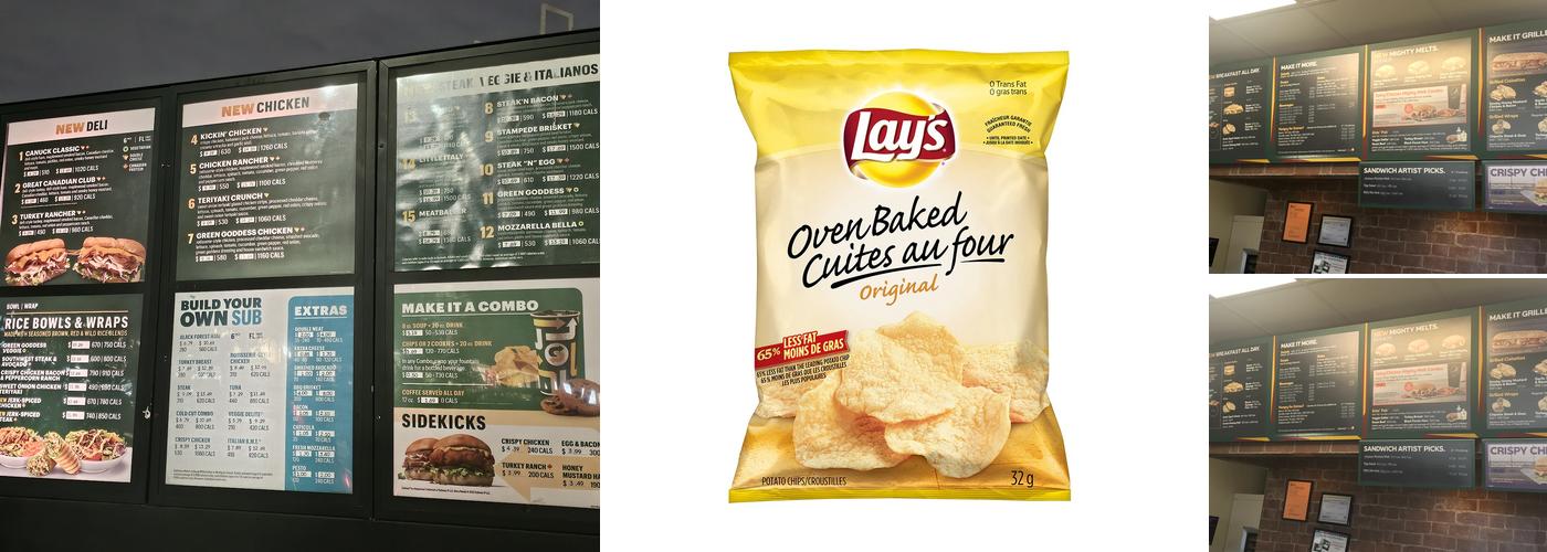 Subway Menu