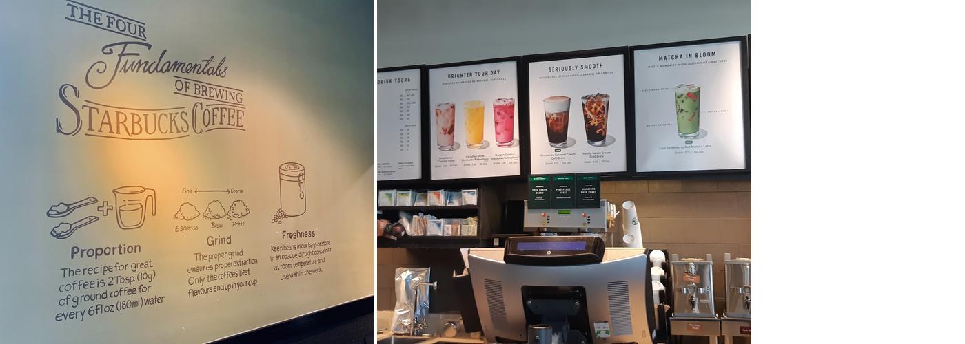 Starbucks Menu