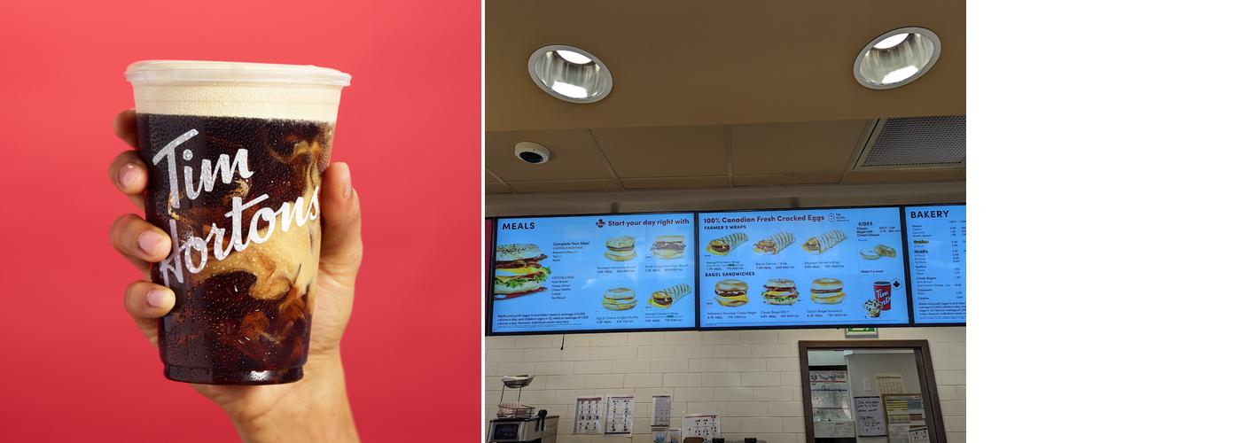 Tim Hortons Menu