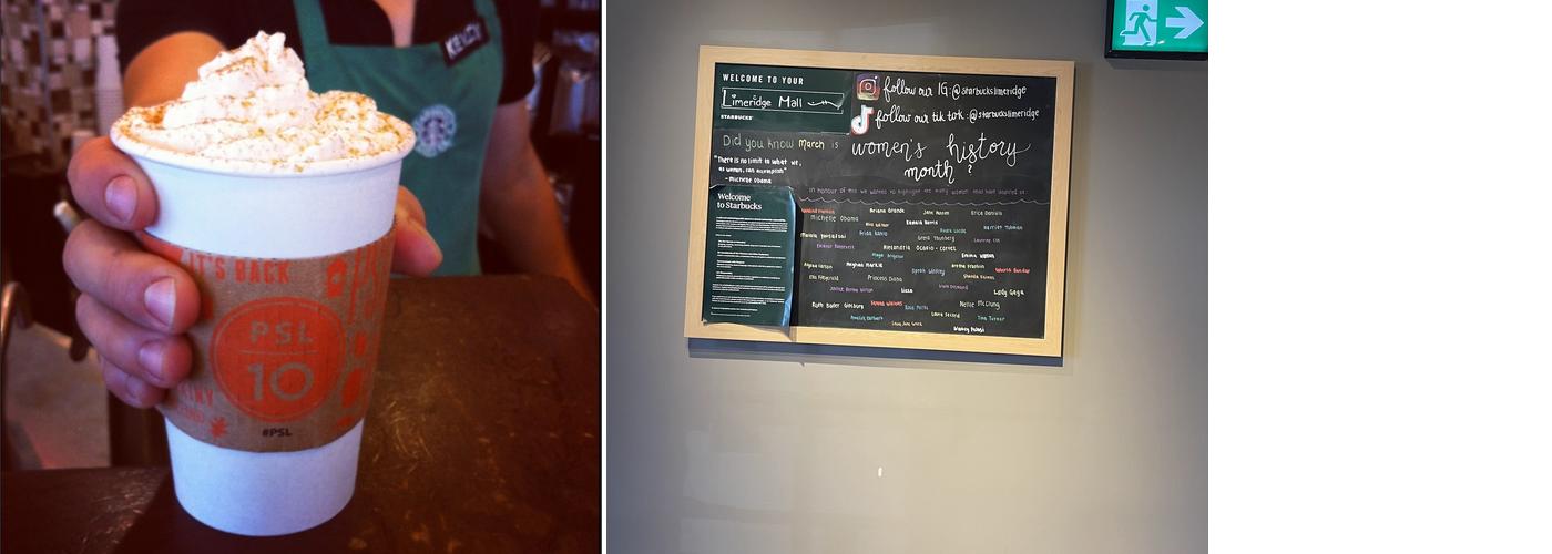 Starbucks Menu