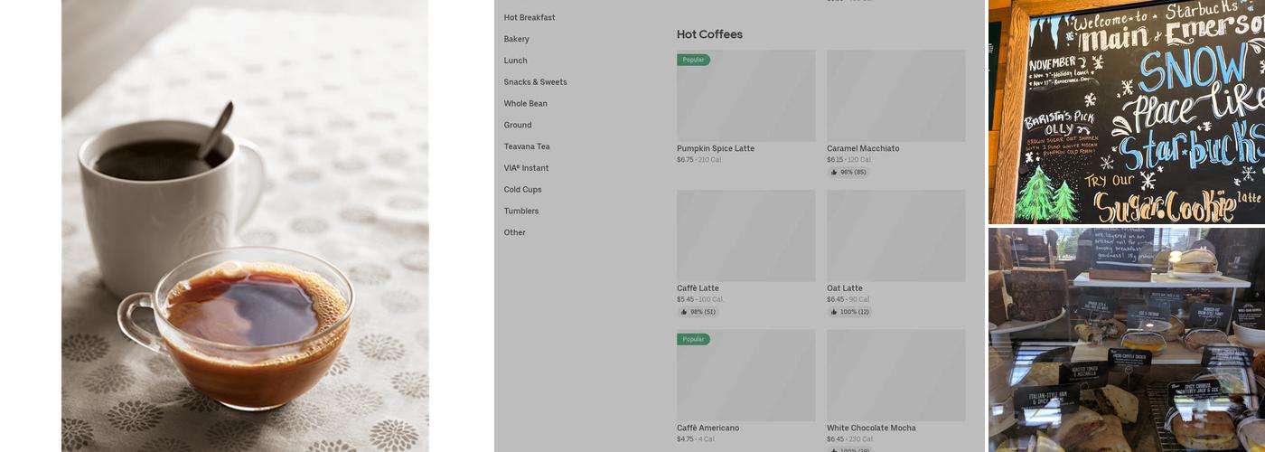 Starbucks Menu