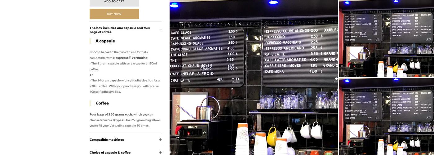 Café Castelo Menu