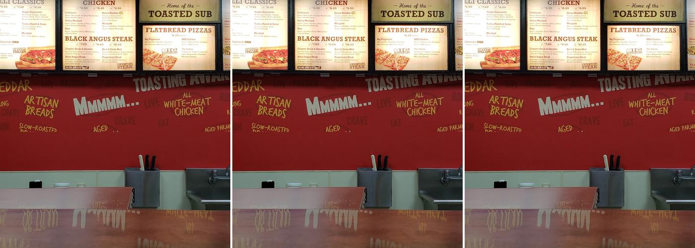 Quiznos Menu