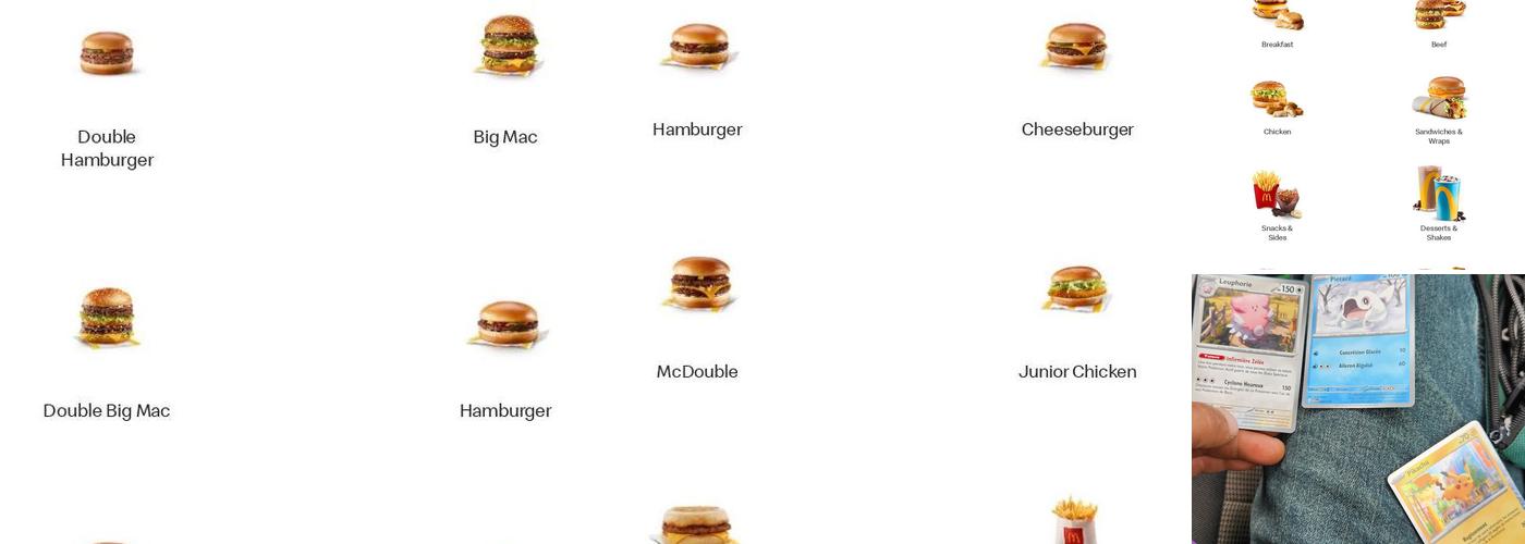 McDonald's Menu
