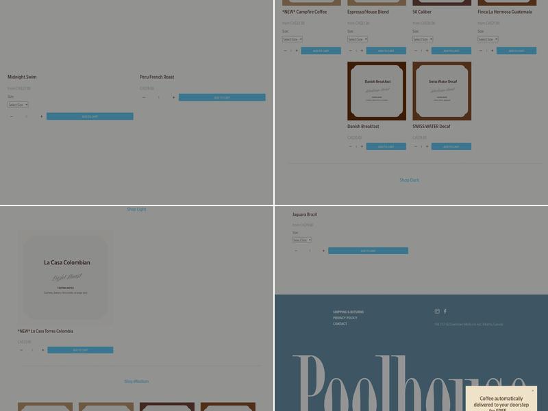 Poolhouse Cafe & Roastery- Formerly Madhatter Coffee Roastery Menu