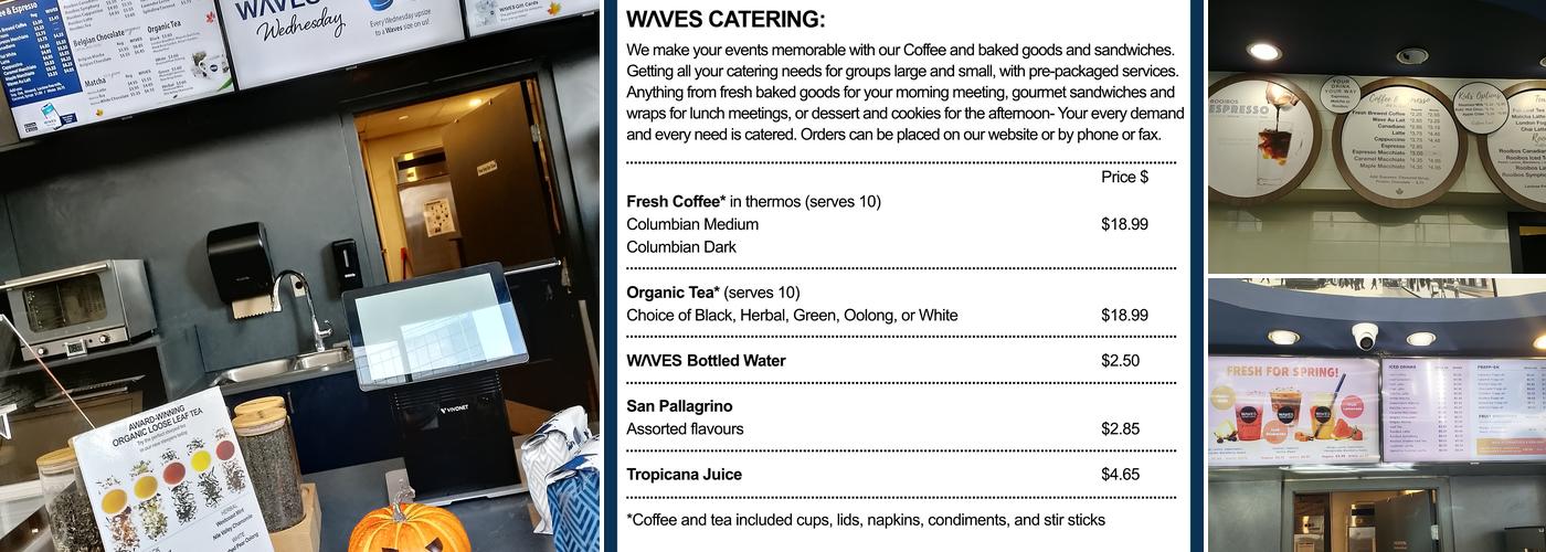 Waves Coffee House - Columbia Menu