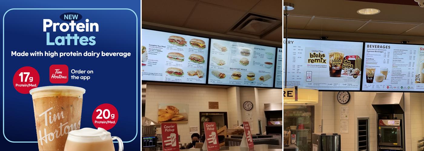 Tim Hortons Menu