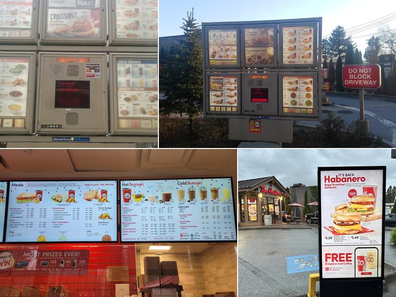 Tim Hortons Menu