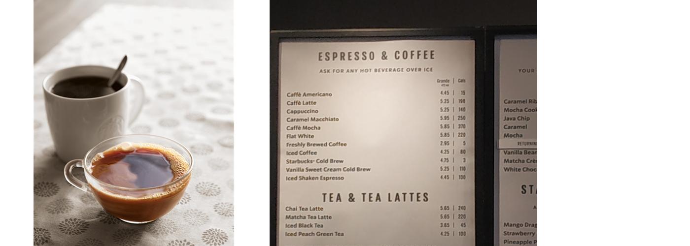 Starbucks Menu