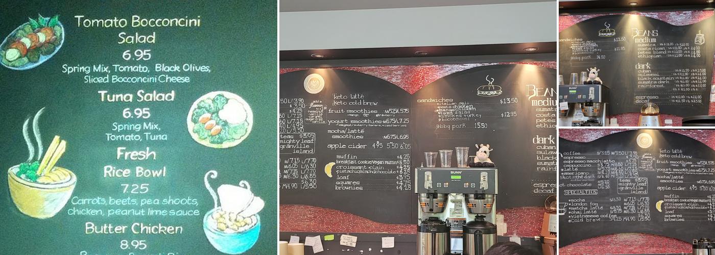 Bean Around The World Coffee House & Bistro Menu