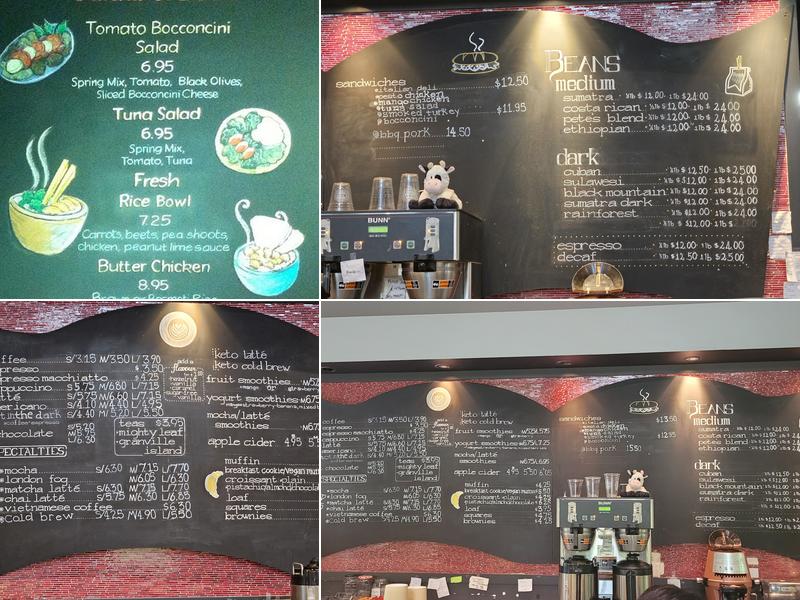 Bean Around The World Coffee House & Bistro Menu