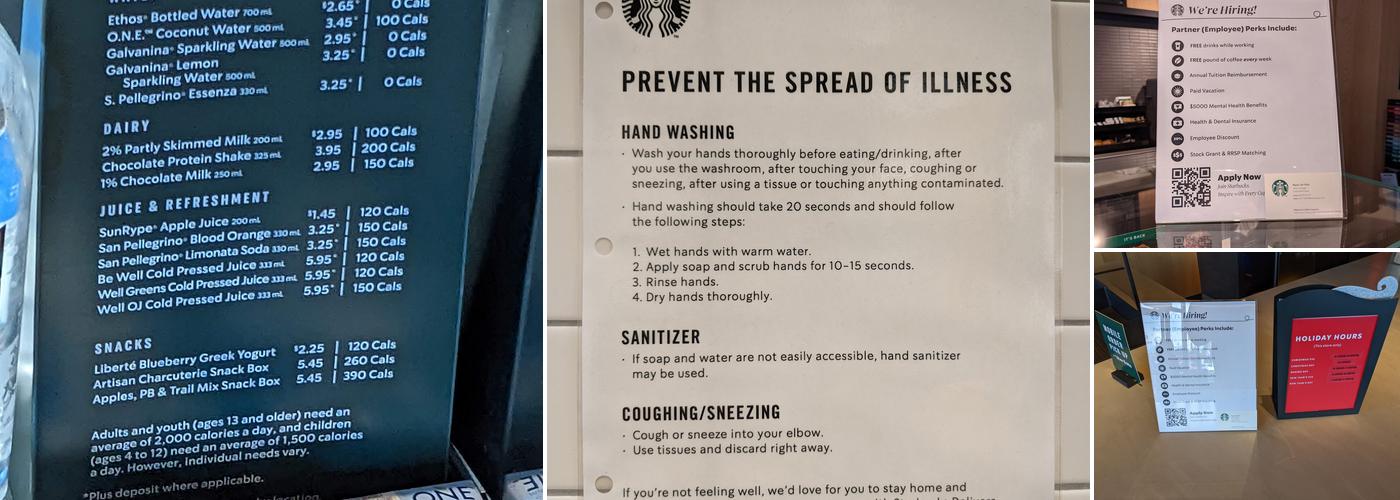 Starbucks Menu