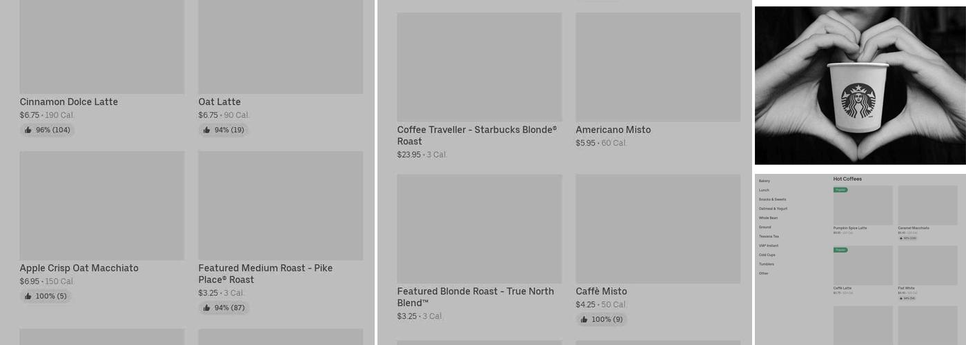 Starbucks Menu