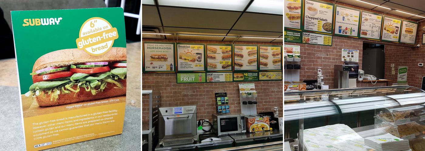 Subway Menu