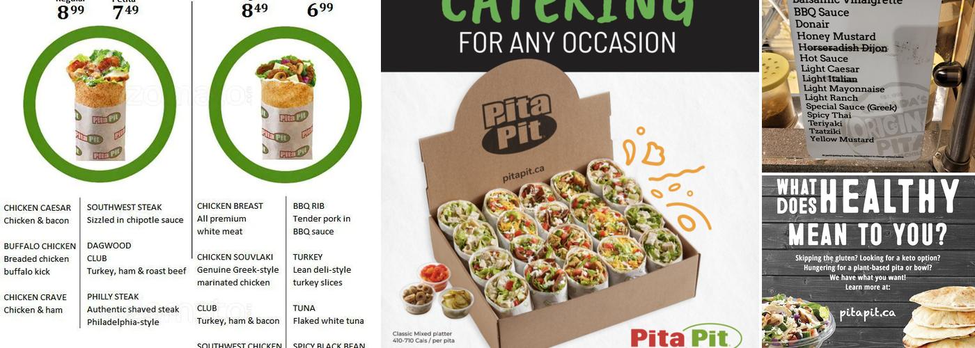 Pita Pit Menu