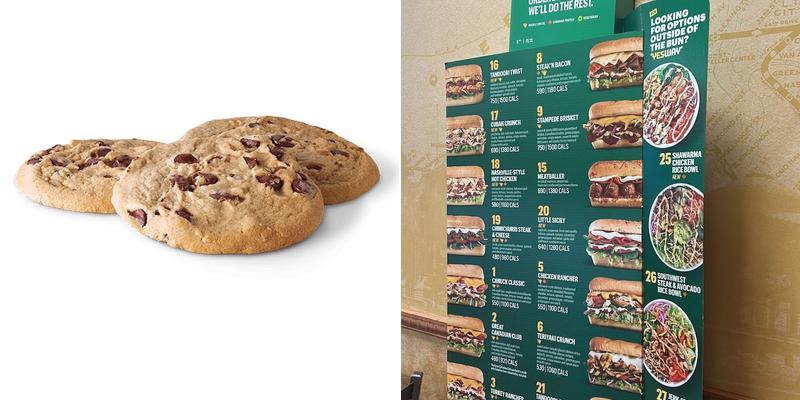 Subway Menu