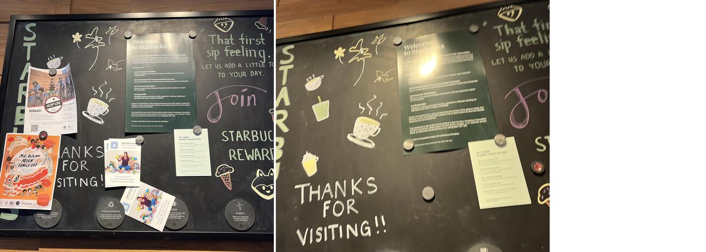 Starbucks Menu