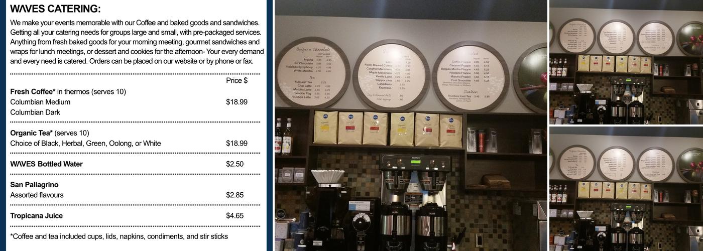 Waves Coffee House - Edmonds Menu