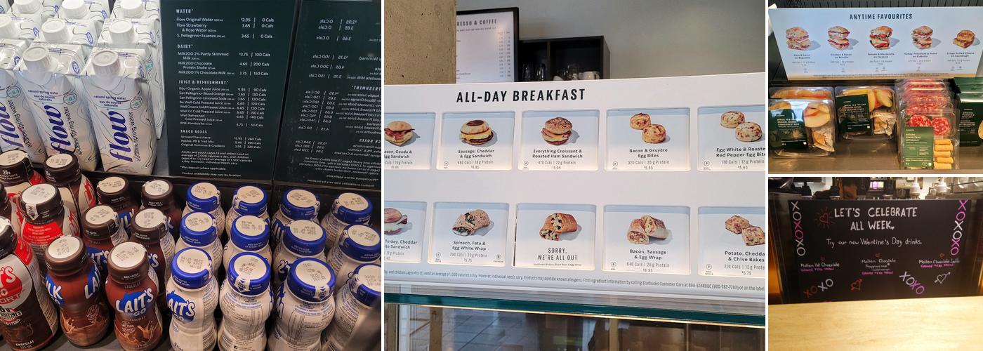 Starbucks Menu