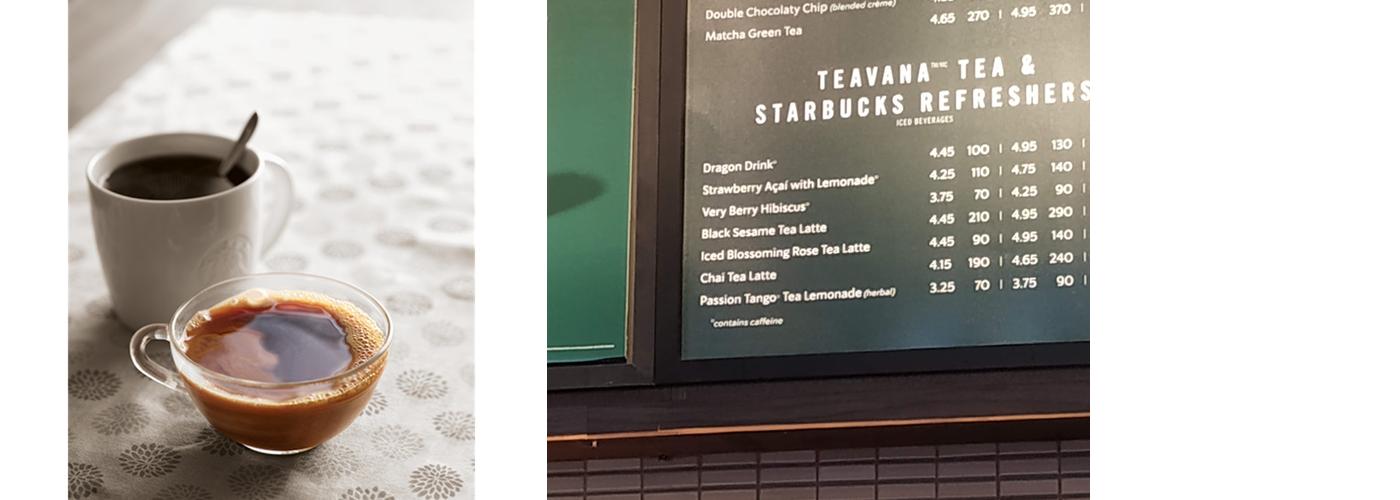 Starbucks Menu