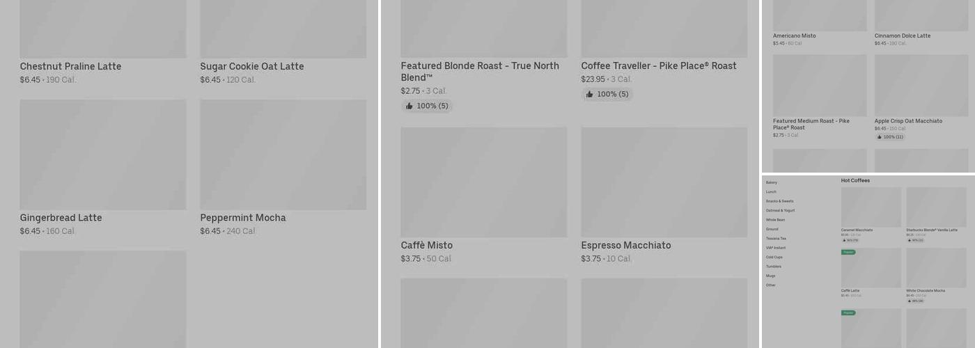 Starbucks Menu