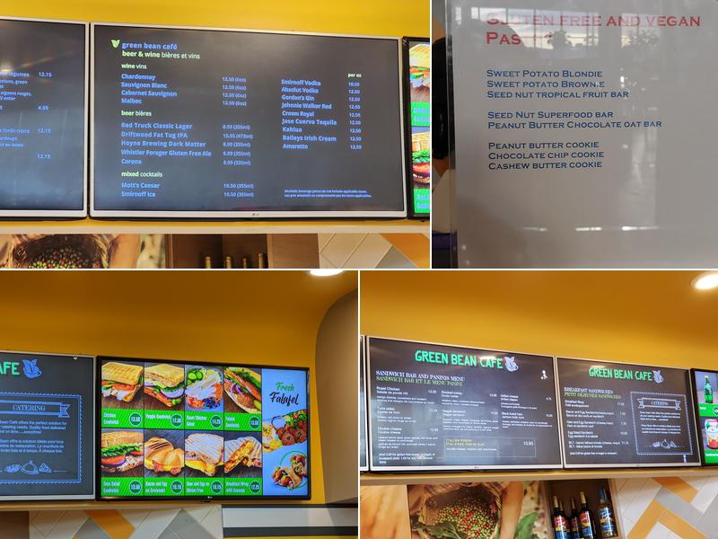 Green Bean Café Menu