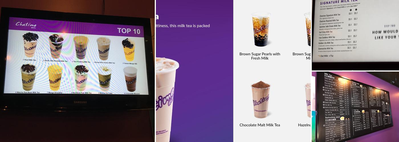 Chatime Menu