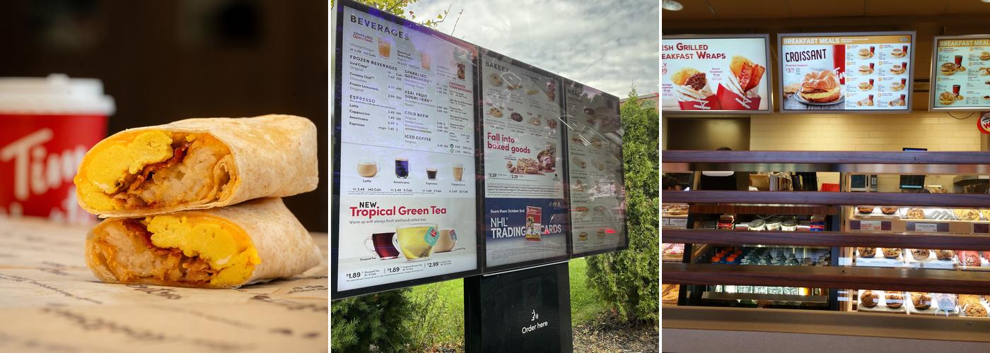 Tim Hortons Menu