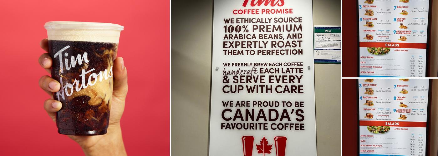 Tim Hortons Menu
