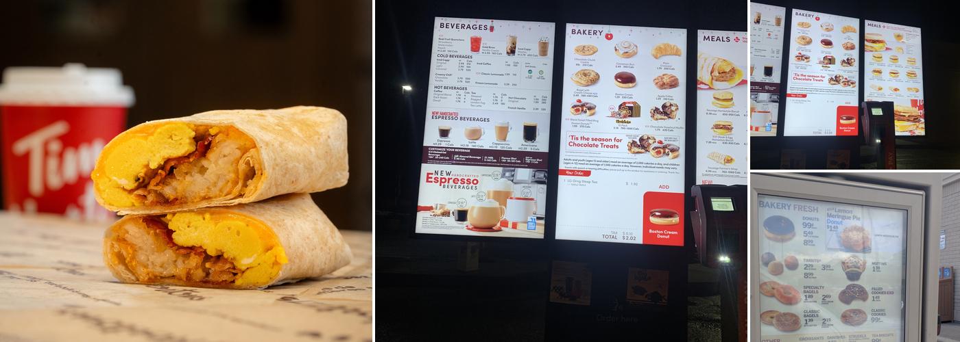 Tim Hortons Menu
