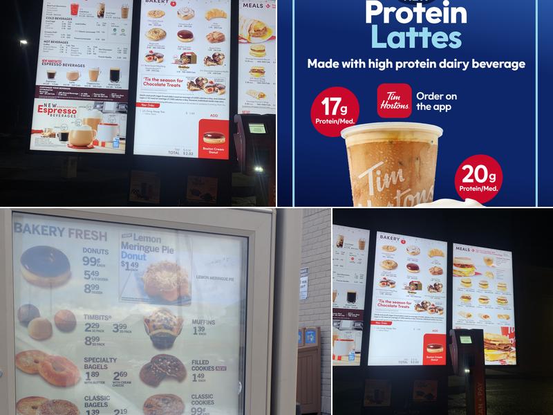 Tim Hortons Menu