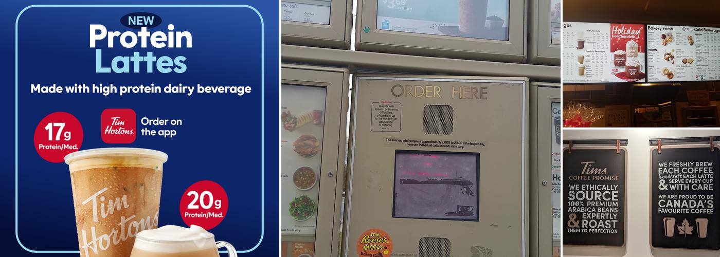 Tim Hortons Menu