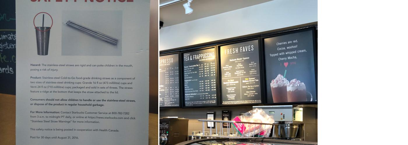 Starbucks Menu