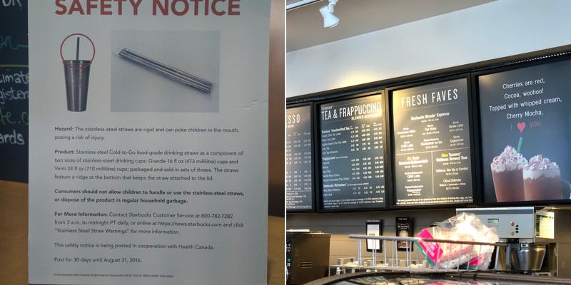Starbucks Menu