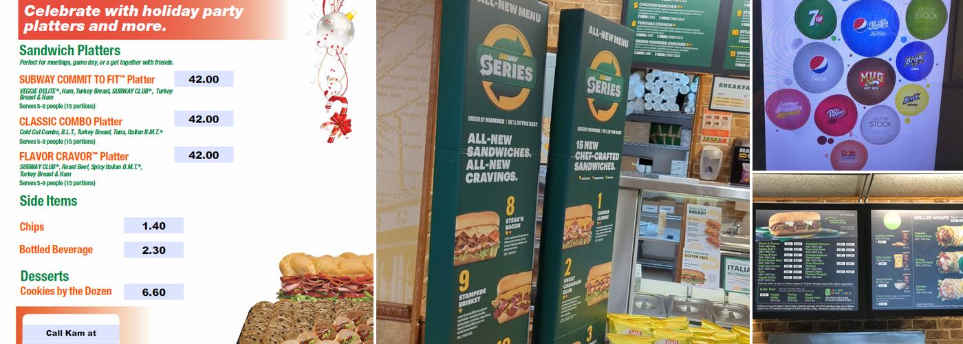 Subway Menu