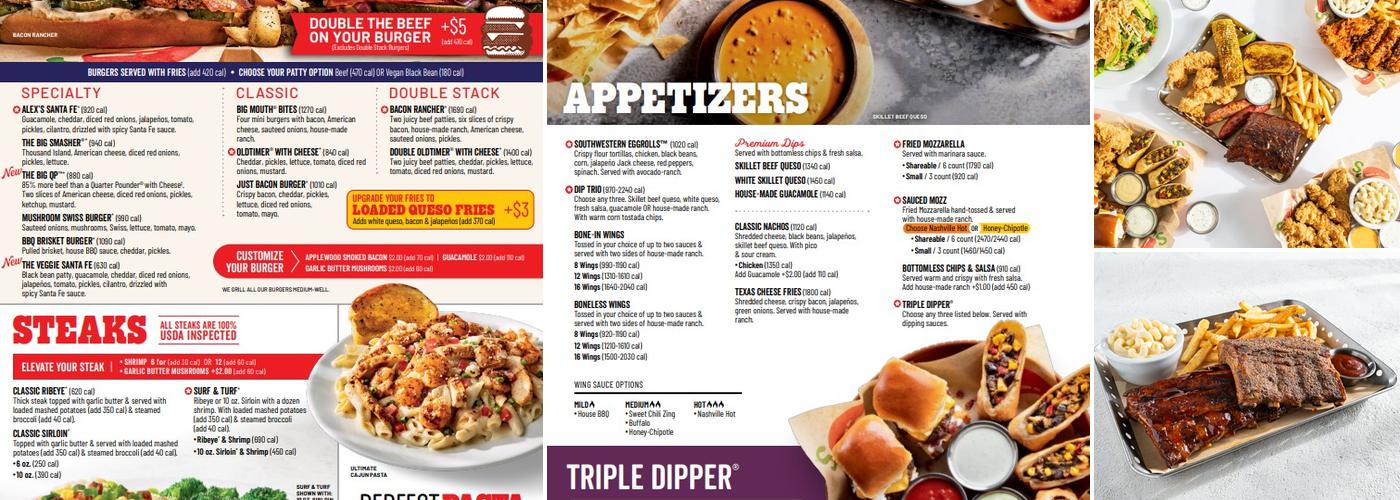 Chili's Grill & Bar Menu
