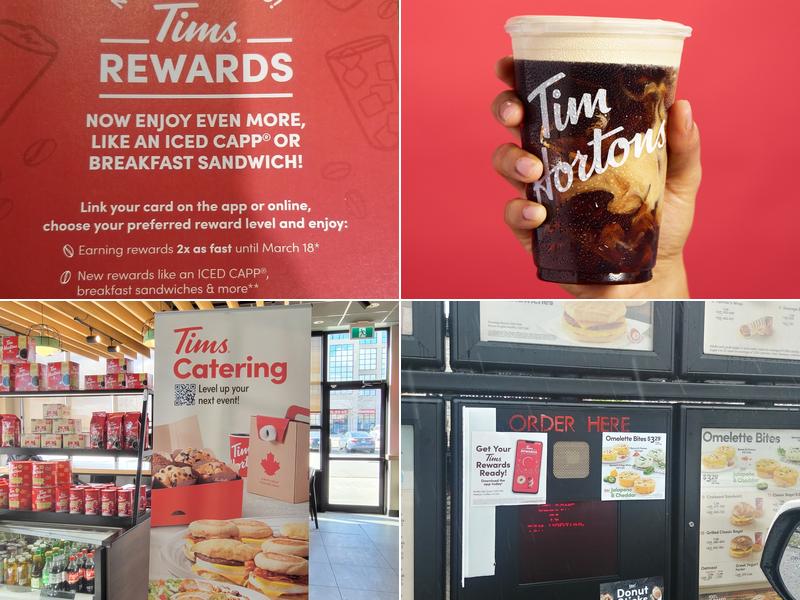 Tim Hortons Menu