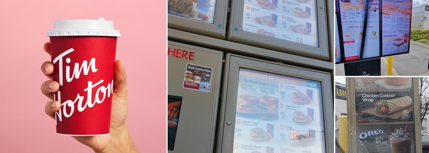 Tim Hortons Menu