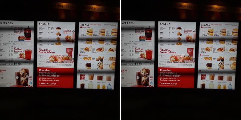 Tim Hortons Menu