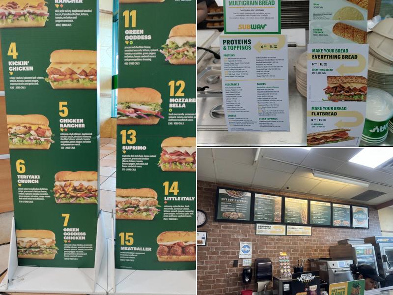 Subway Menu