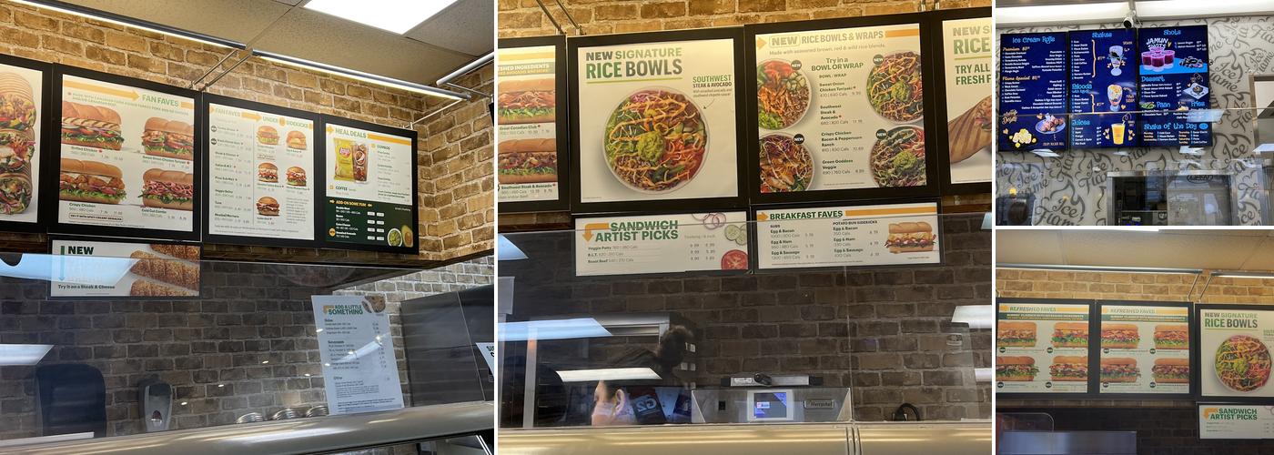 Subway Menu