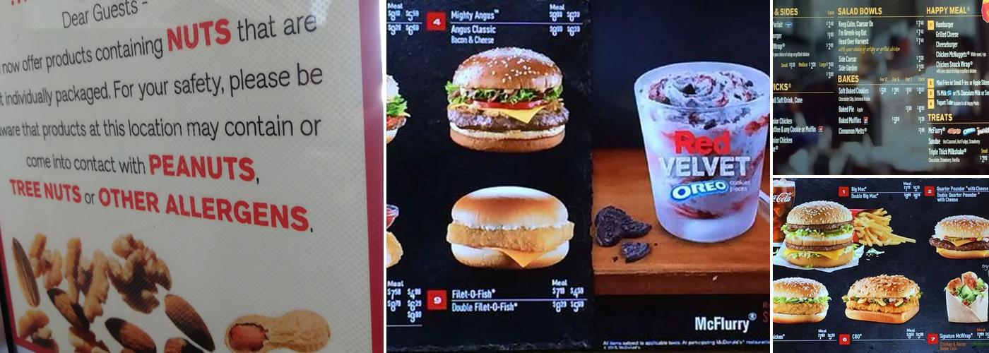 McDonald's Menu
