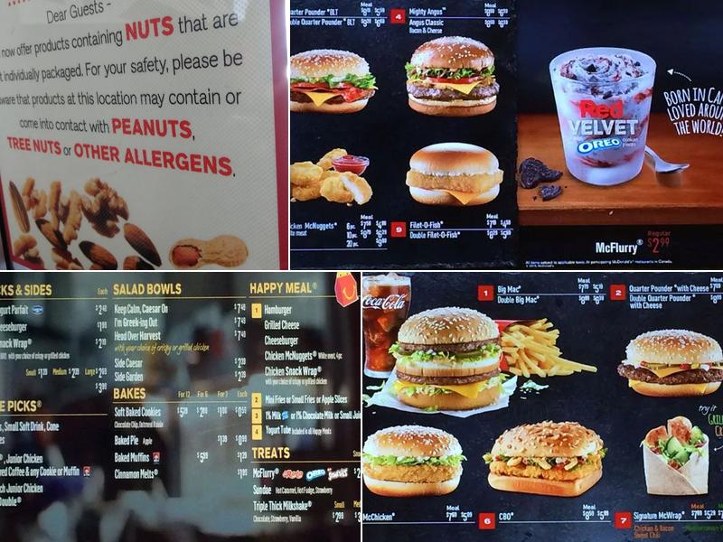 McDonald's Menu