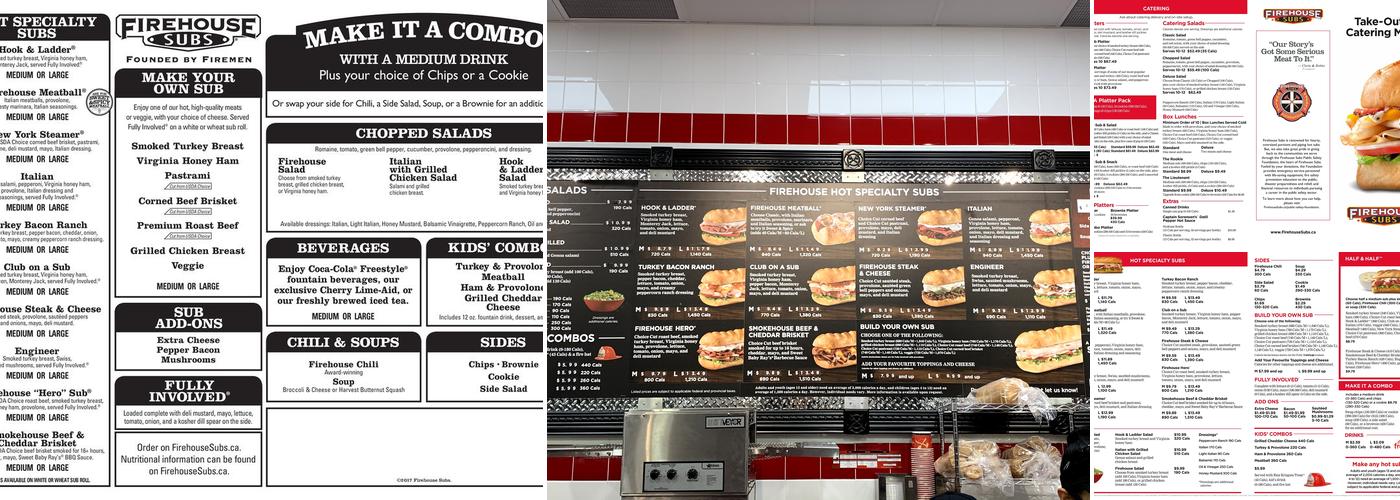Firehouse Subs Lionhead Marketplace Menu