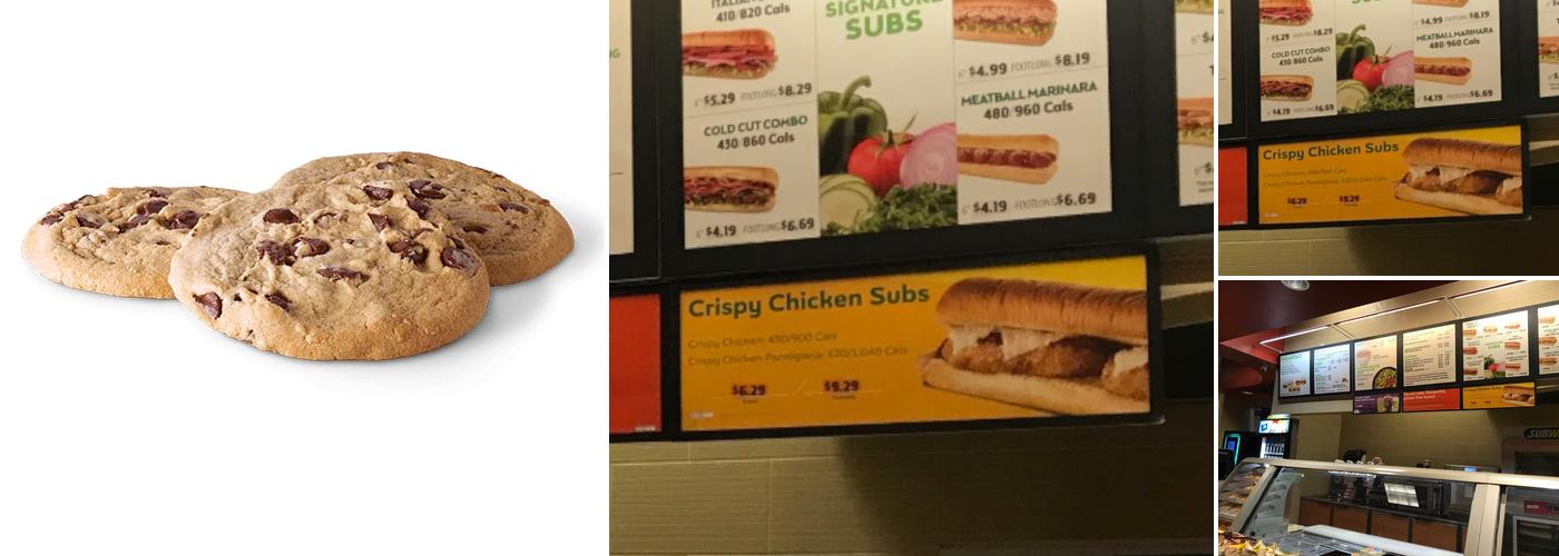 Subway Menu