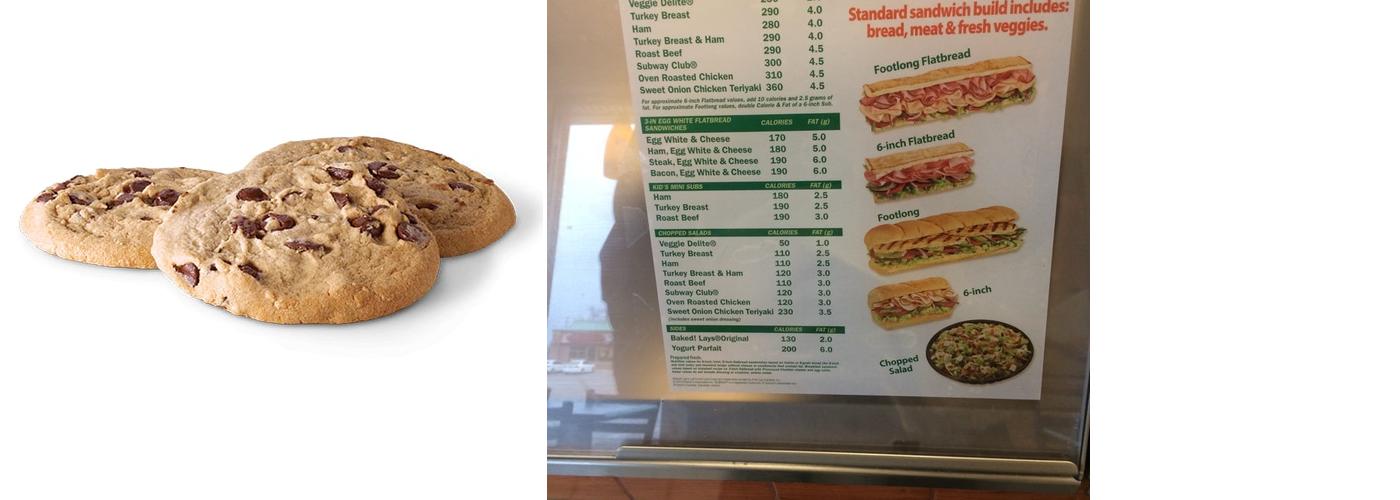 Subway Menu