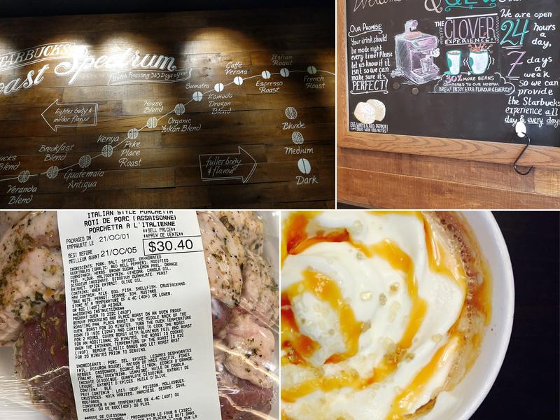 Starbucks Menu
