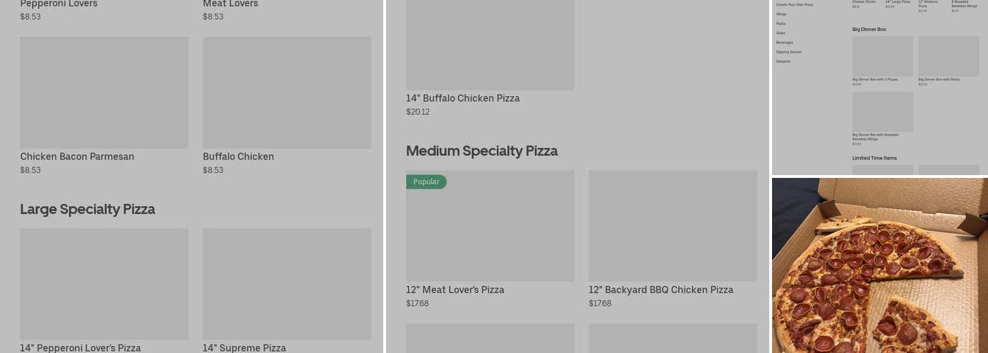 Pizza Hut Menu